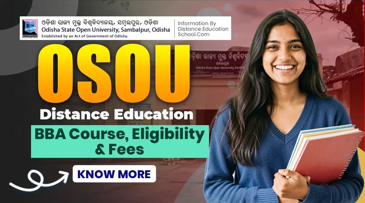 OSOU Distance Eduaction Course, Eligibility & Fees