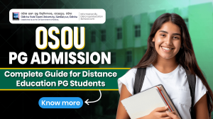 OSOU PG Admission 2026 Complete Guide for Distance Education PG Student
